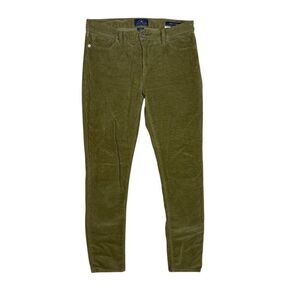 Lucky Brand Brooke Skinny Corduroy Jeans Olive Green Womens Size 10/30